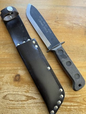 4240 Display Brit. MOD Survival Knife J Adams 1999 NATO NSN 4240-99-127-8214 Sheath ...