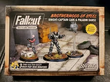 Fallout Wasteland Knight-Captain Cade & Paladin Danse (Bortherhood of Steel) NIB