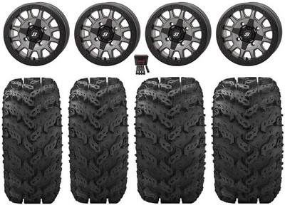 Sedona Adapt Bdlk 14''Wheels GM +10mm 30''Reptile Tires Can-Am Renegade Outlander