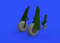P-51D Wheels Diamond Tread 2 - Eduard - / 1:48 - Eduard 648511
