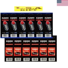 Compact 12 Pack Lighters with Flints & Wicks - Lightweight & Cost-Effective