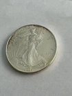 1993  1 oz Silver American Eagle One Ounce Fine Silver  Some Tarnishing