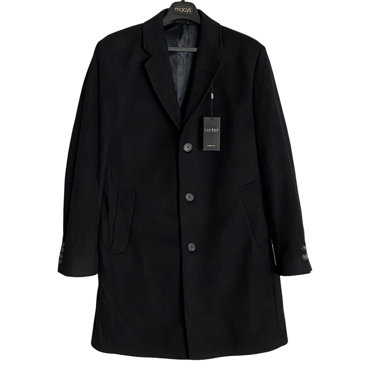 Lauren Ralph Lauren Men's 38S Classic Fit Wool Cashmere Blend