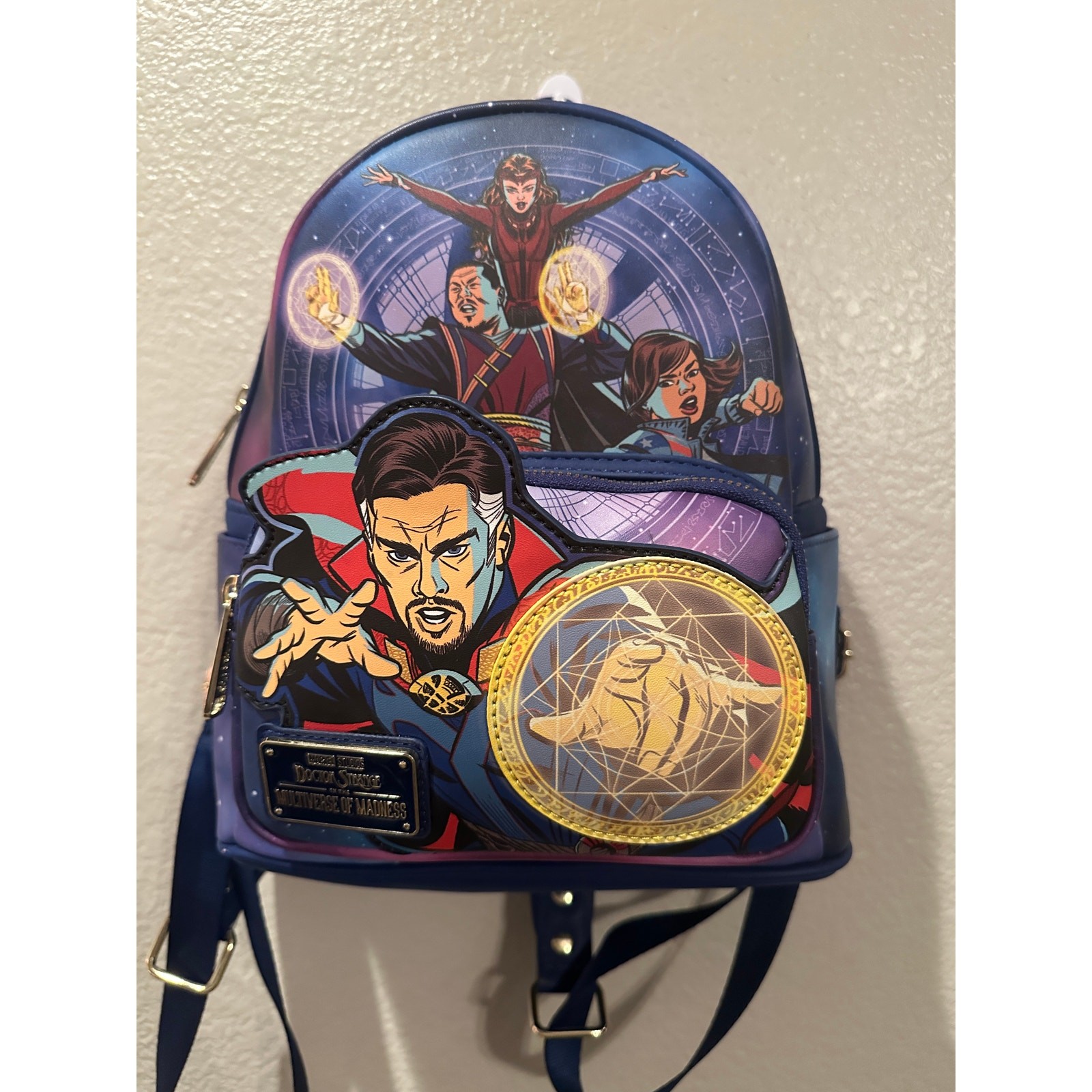 NWT Marvel Disney Loungefly Dr. Strange Multiverse Avengers Wallet AND Backpack image 3