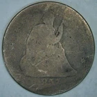 1857__Seated Liberty Quarter__Pocket Coin__Raw Silver Coin