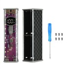 22.5W Fast Charging Transparent 8-Cell 18650 Battery Box Mobile Power Bank Case