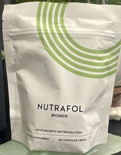 Authentic Nutrafol Women's Thinning Hair/Loss Capsule 120 08/27 Refill Bag