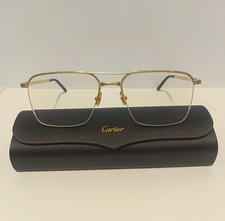 Cartier - Santos De Cartier - Semi-Rimless - Occhiali da vista - ORO - Titanio