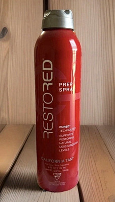 California Tan Restored Prep Spray Moisturizing Indoor Full Body 6 fl oz