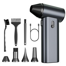 Compressed Air Duster, 130000RPM Super Power Cordless Air Duster, Rechargeabl...