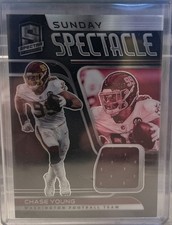 2021 Panini Spectra Sunday Spectacle Jersey #5 Chase Young #/99
