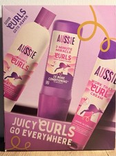Aussie Curls Shampoo and Conditioner Set with Leave in Conditioner Curl Cream