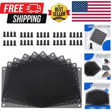 120 mm PC Fan Filters Dust Filter Computer Fan Filter Cooler PVC Black Dustpr...