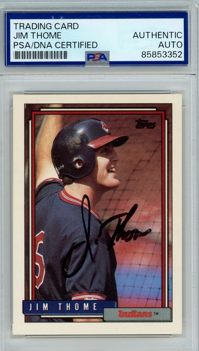 Jim Thome Autographed Baseball Trading Cards for sale | eBay