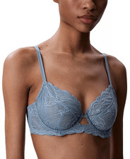 Calvin Klein Sensual Stretch Lace Unlined Full-Coverage Bra Lead 36B