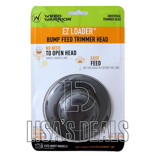 Lot of 3 WEED WARRIOR EZ Loader Bump Feed Trimmer Heads Universal .080 ...