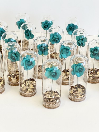 10 pcs Wedding Favors for Guests, Party Favors, Beauty and the Beast, Glass Dome - Picture 4 of 6