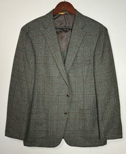  402 Hickey Freeman B FIT Wool -Silk Blend  Sports Coat Size 46 R RET 1295