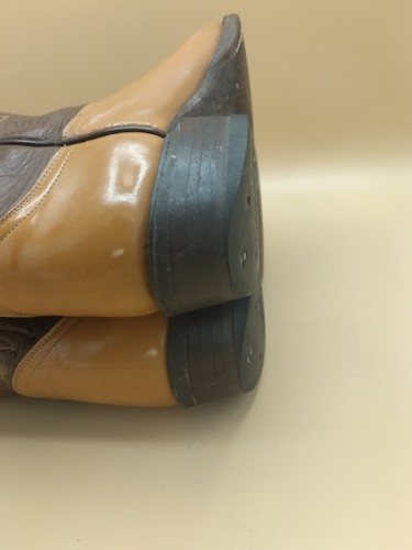 Vtg Tony Lama Women's Boots Leather Brown, Almond, Western Size 6 B Black Label - Picture 16 of 18