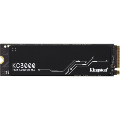 Kingston KC3000 - Solid-State-Disk - Interne Festplatte - PCIe 4.0 - schwarz