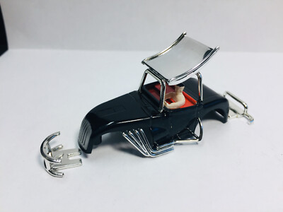 DASH '' SUPER MODIFIED '' Body in BLACK  for  Aurora AFX Model Motoring HO