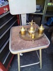 vintage brass big set desk ink — photo 2
