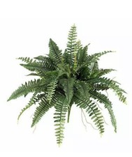 40  Boston Fern Artificial Bush Plant Pack 2 Home Decor. Retail 76