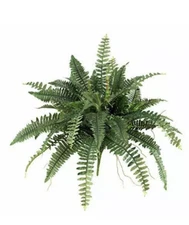 40” Boston Fern Artificial Bush Plant Pack 2 Home Decor. Retail $76