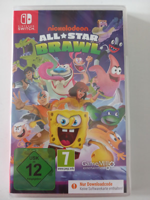 Nickelodeon All-Star Brawl Nintendo Switch Downloadcode NEU OVP Code in the Box