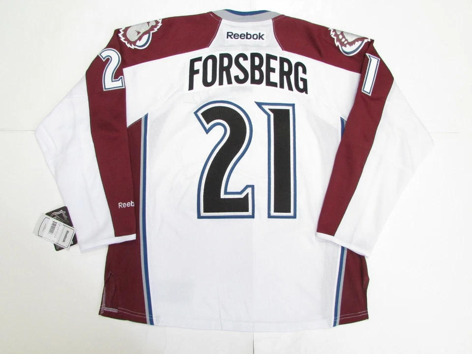 CAMISETA DE HOCKEY PETER FORSBERG COLORADO AVALANCHE AWAY REEBOK PREMIER Foto 2 de 4