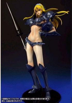 EPOCH LASHINBANG BATTLE GIRL SPICA SAN PROJECT PVC BLUE CHROME OUTFIT STATUE.