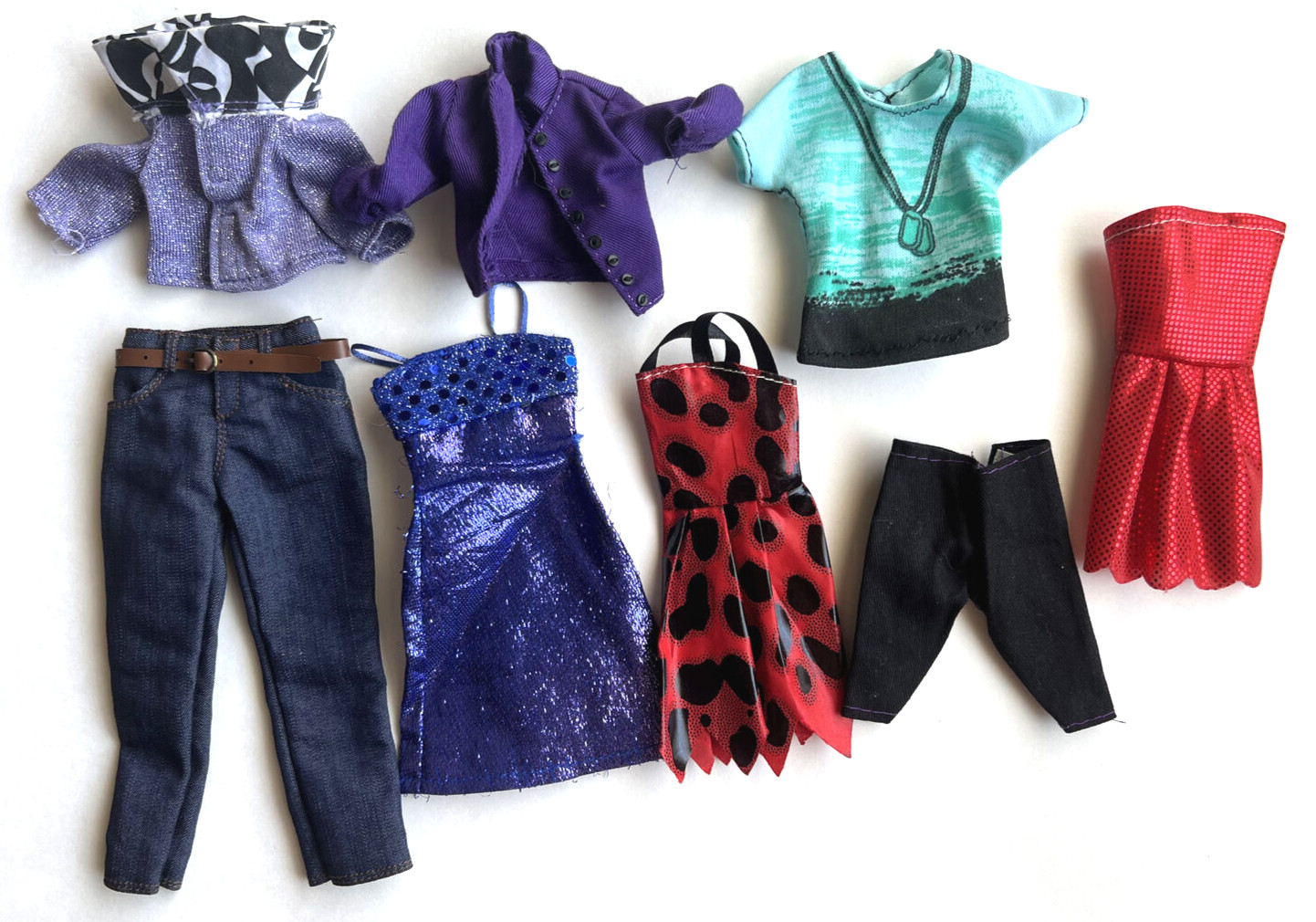 Vintage Barbie & Ken Fashion Avenue & Others, Dress Shirt Jeans 1990s MIXED LOT,