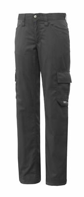 HELLY HANSEN Damen DURHAM SERVICE PANTS HOSE UK 18 XXL GRAU