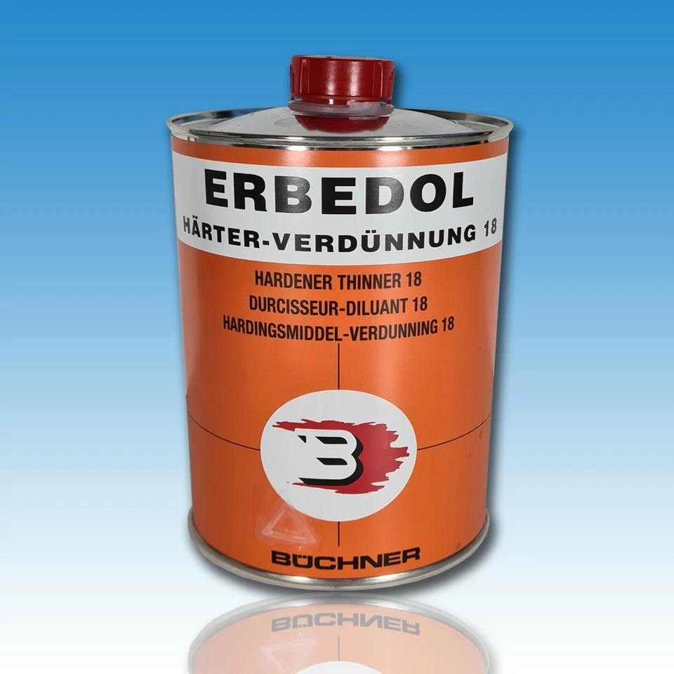 (19,50 €/L) 1000 ml BÜCHNER ERBEDOL Verdünnung Härter Härterverdünnung Traktor