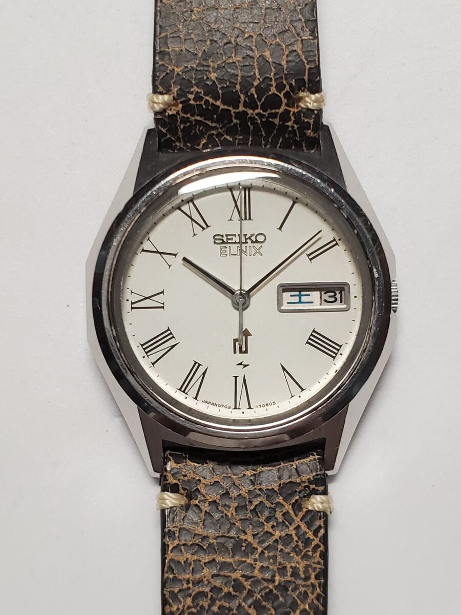 Vintage 1974's Seiko ELNIX Ref.0703-7020 Stainless Steel Vintage 1974's Seiko ELNIX Ref.0703-7020 Stainless Steel