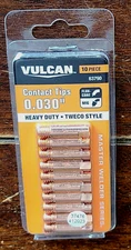 VULCAN Master Welder Series 10pc Contact Tips 0.030" Heavy Duty #63790