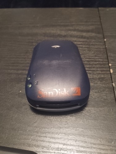Genuine SanDisk ImageMate SDDR-77 USB Smart Media Dual Card Reader CF-MS