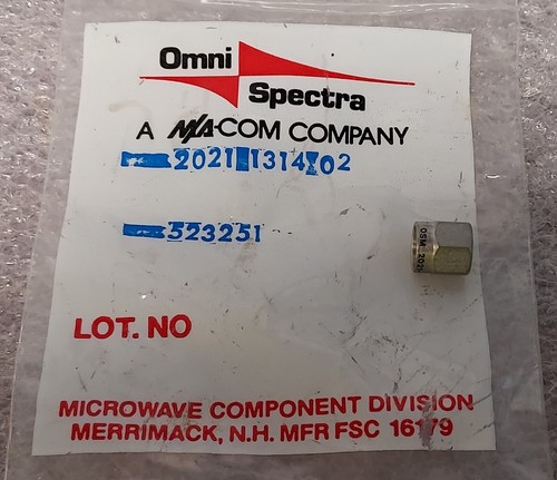 '1 PIECE' - PN# 2021-1314-02 - OMNI - CONNECTOR, RECEPTACLE - Picture 2 of 7