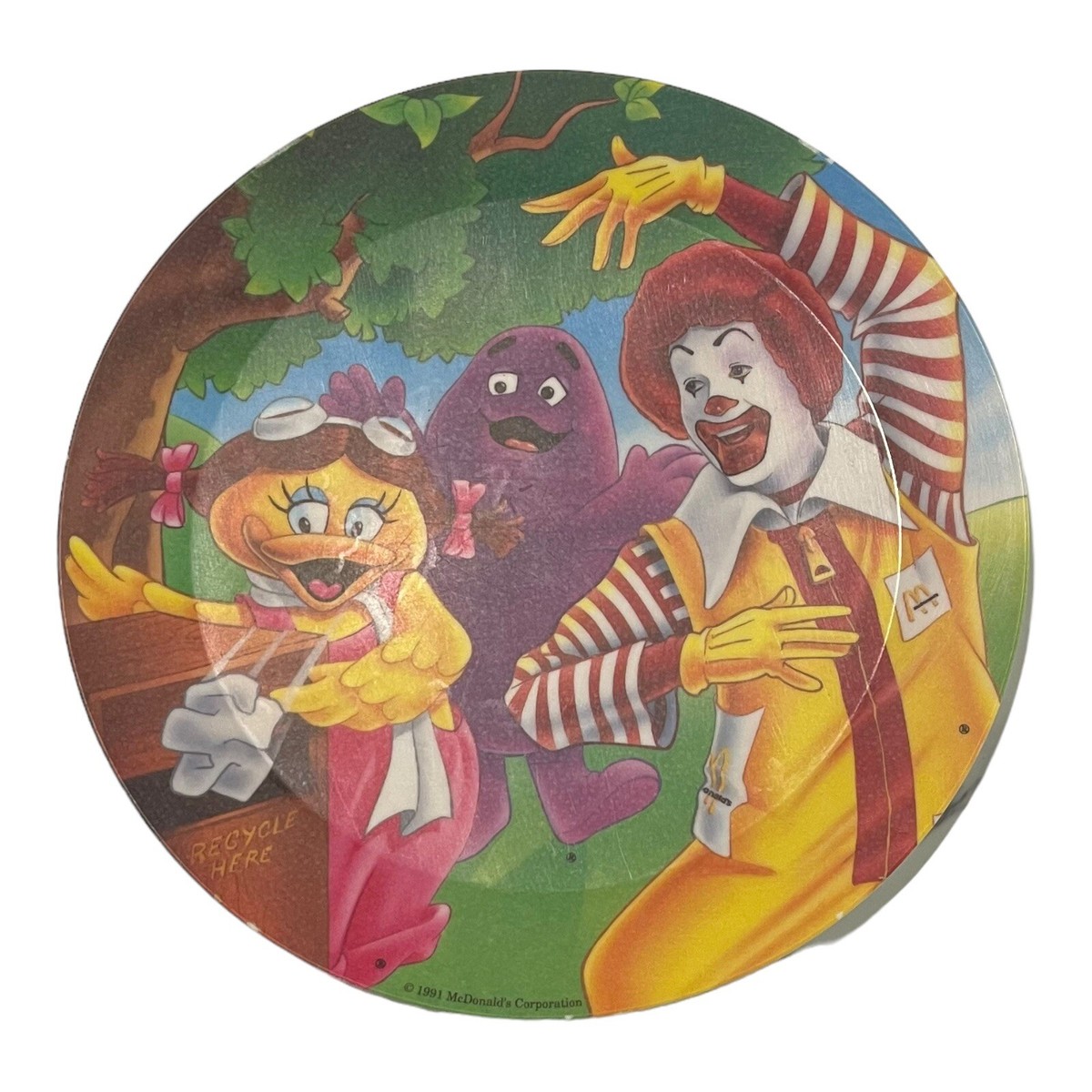 Vintage McDonald's 1991 Grimace Birdie the Early Bird & Ronald