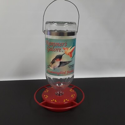 Hummers Galore Humming Bird Feeder 32 oz Glass Bottle