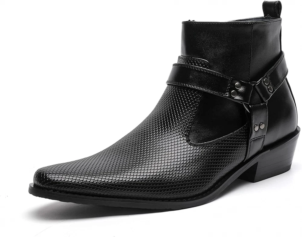 Mens ankle high store cowboy boots