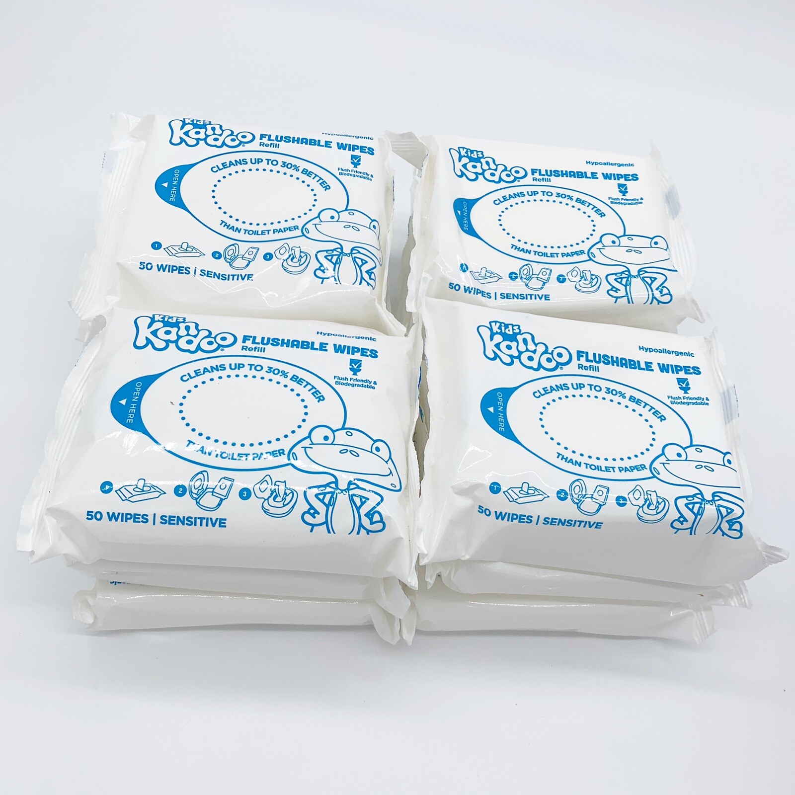 sensitive flushable wipes