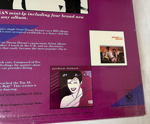 Duran Duran Mini-LP 4 Songs Sampler Hype Sticker Original New Mixes Sealed Rare - Picture 7 of 11
