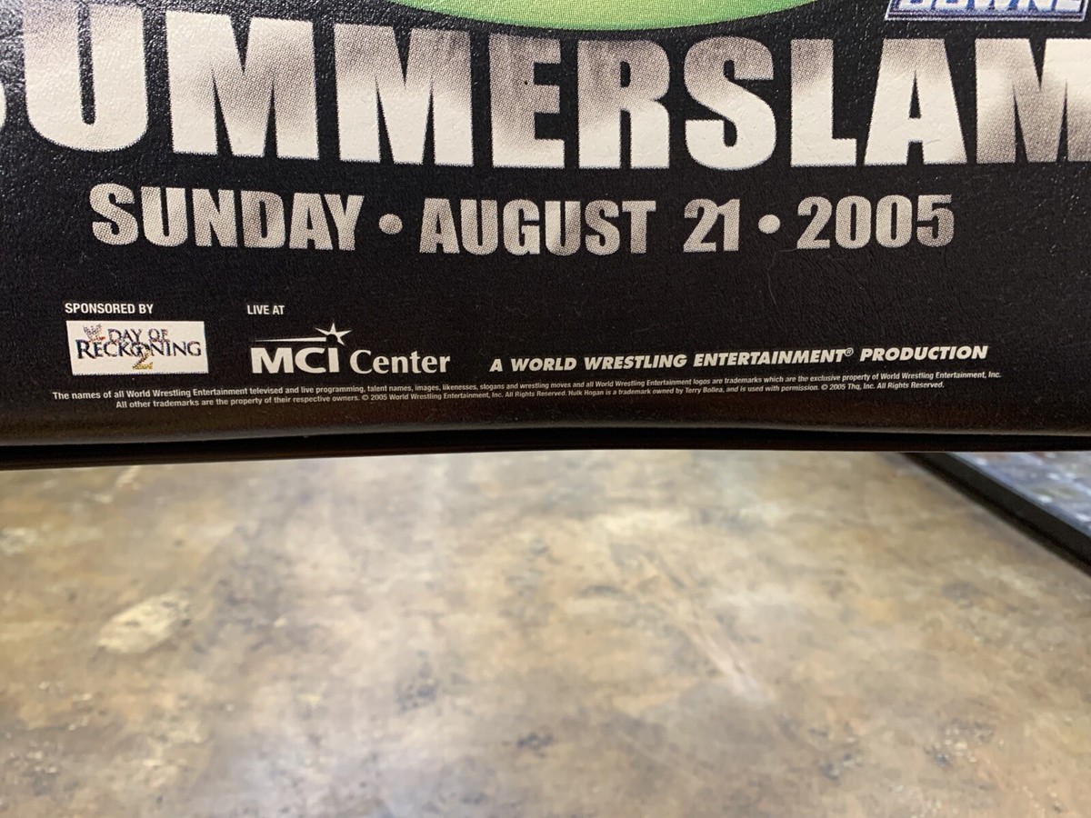 WWE SummerSlam 2005 Ringside VIP Chair Hulk Hogan Sean