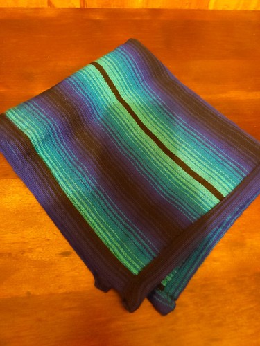 "Silla de almohada tejida azul, hecha en Guatemala con cierre de cremallera 18""x18" - Imagen 2 de 5