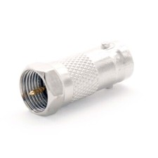 BNC Female Jack to F Type Male Coaxial Coax Cable Plug Adapter Connector