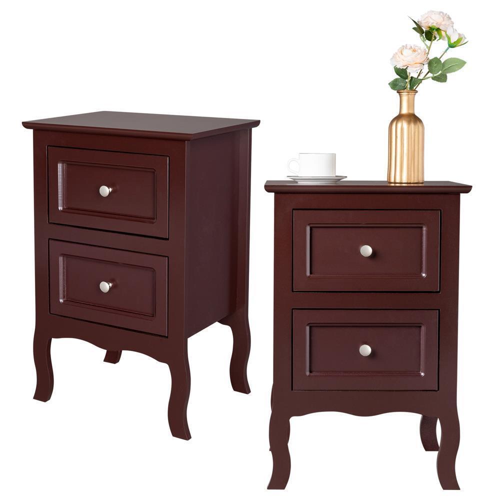 Table de chevet moderne 2 pièces pour optimiser l'espace nuit cosy - 3