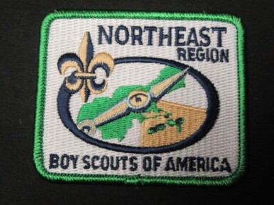 Northeast Region Rectangular Green Border Patch       KL1
