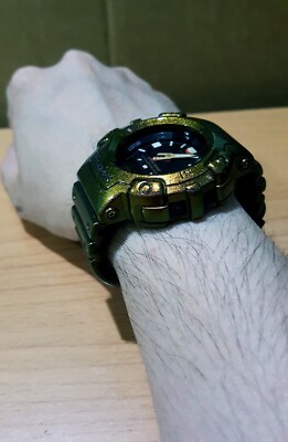 Vintage G-Shock AW-560 Glitter Gold 3D Effect Color Dual Digit-Ana