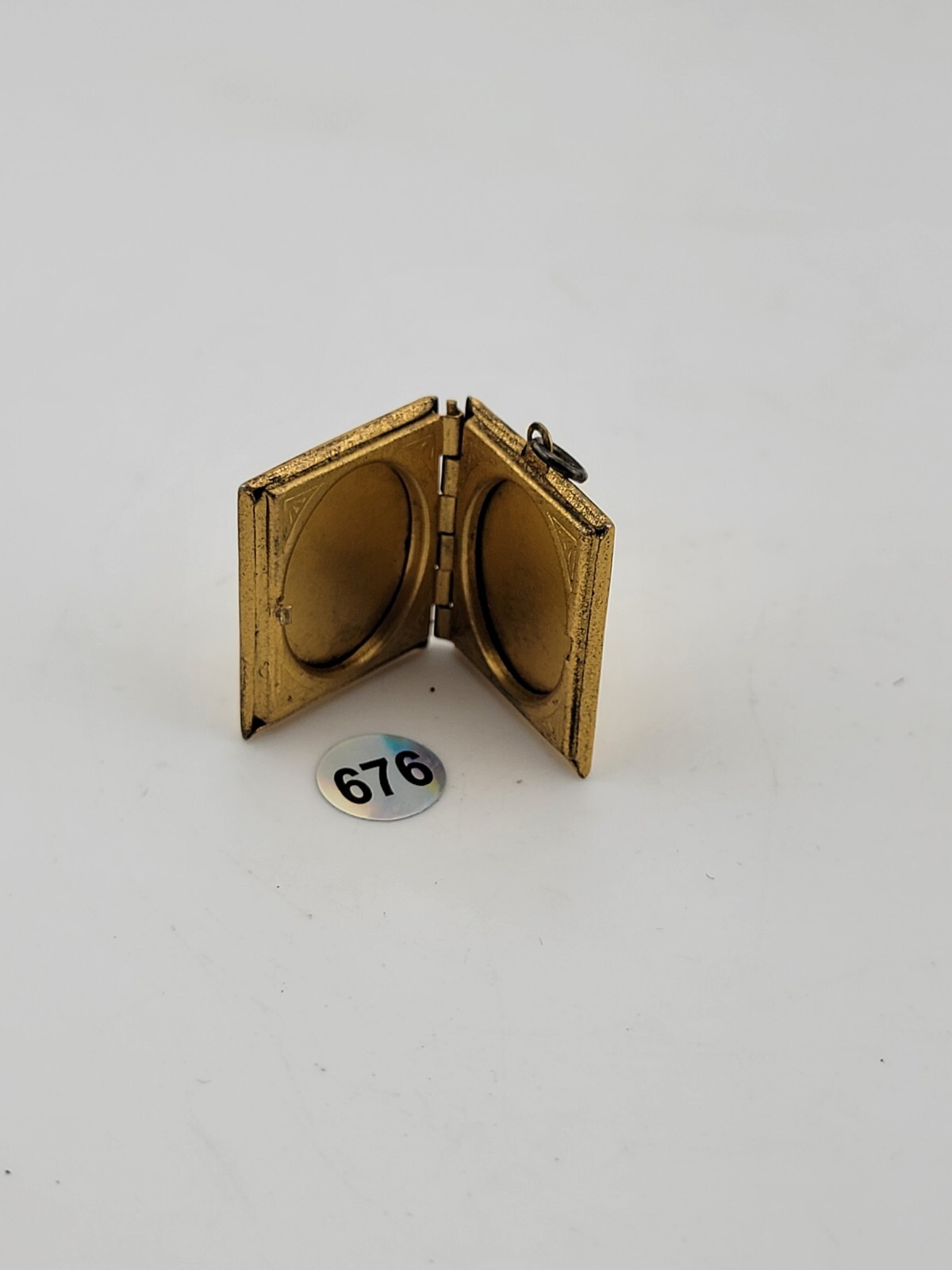 Rare WW2 Large Gold Plated Sweetheart Photo Book Locket Military Army ...